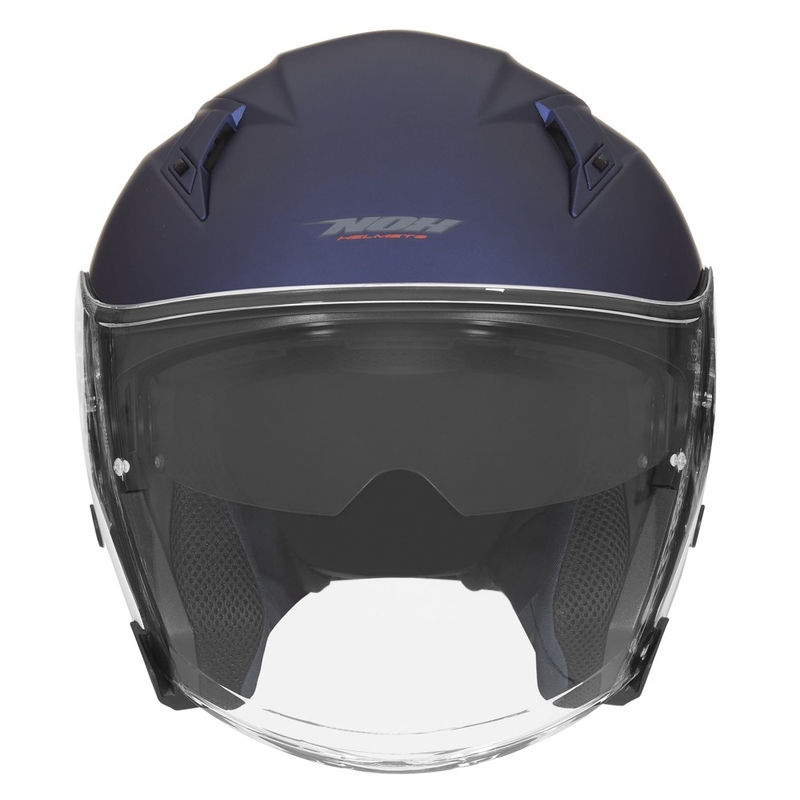 Cască de motocicletă deschisă NOX N128 albastru lichidare