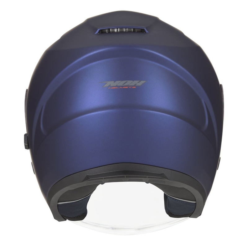 Cască de motocicletă deschisă NOX N128 albastru lichidare