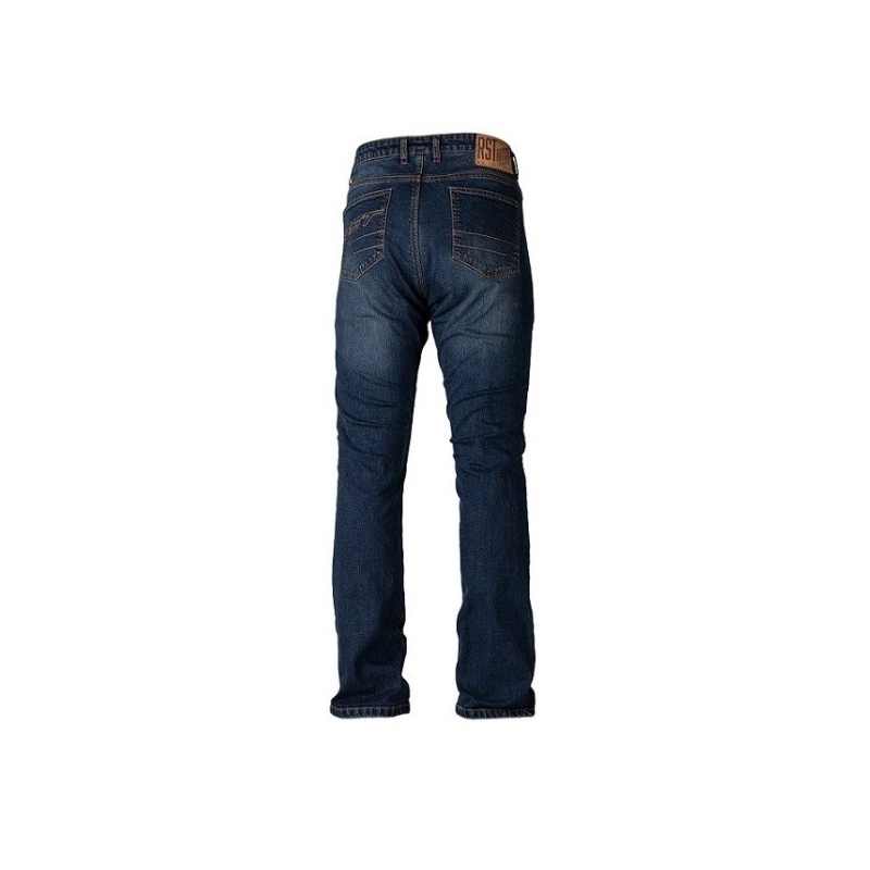 RST X Straight Leg 2 CE Blue Cropped Motorcycle Jeans lichidare