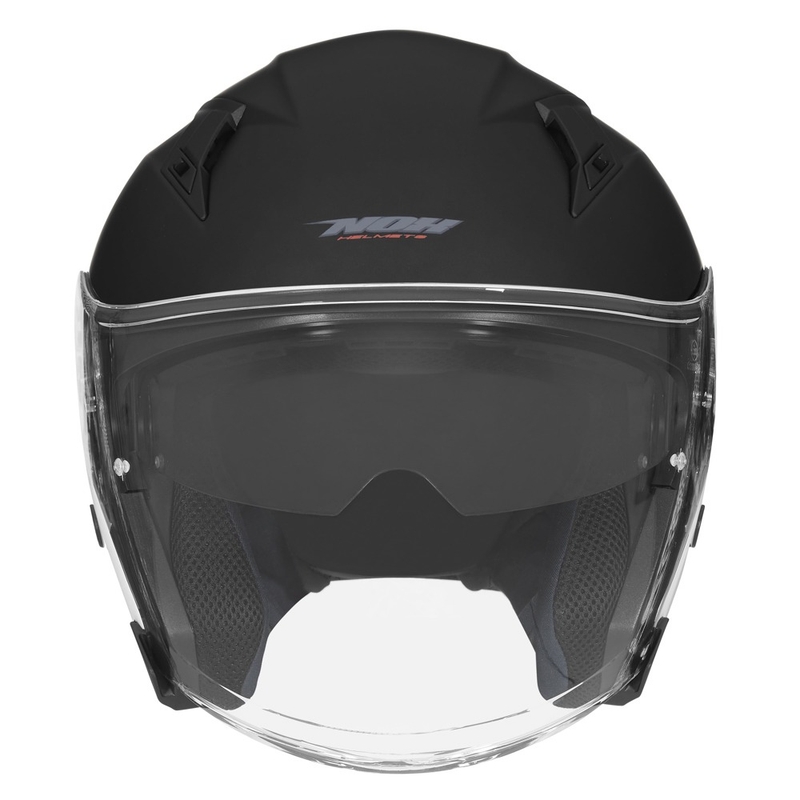 Cască de motocicletă deschisă NOX N128 negru mat lichidare
