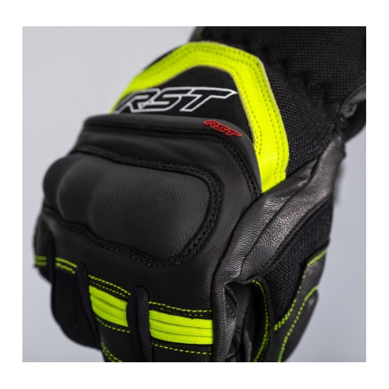 Mănuși pentru motociclete RST Urban Air 3 Mesh CE negru-galben-fluo lichidare