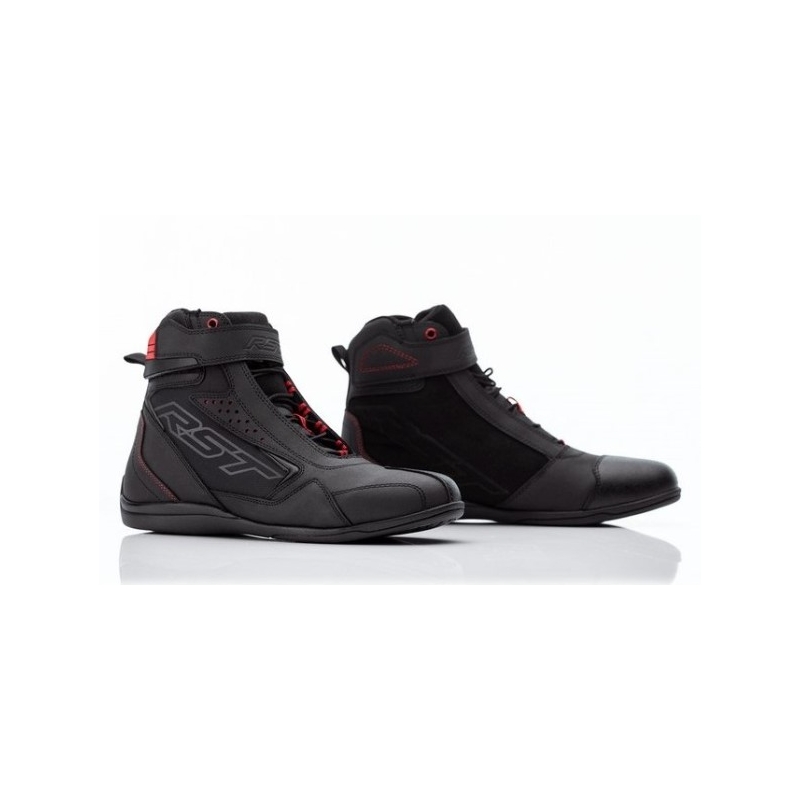 Cizme de motocicletă RST Frontier CE negru-roșu lichidare