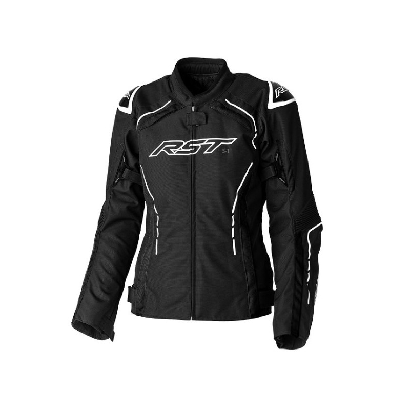 Jacheta de motociclete pentru femei RST S1 CE negru și alb lichidare