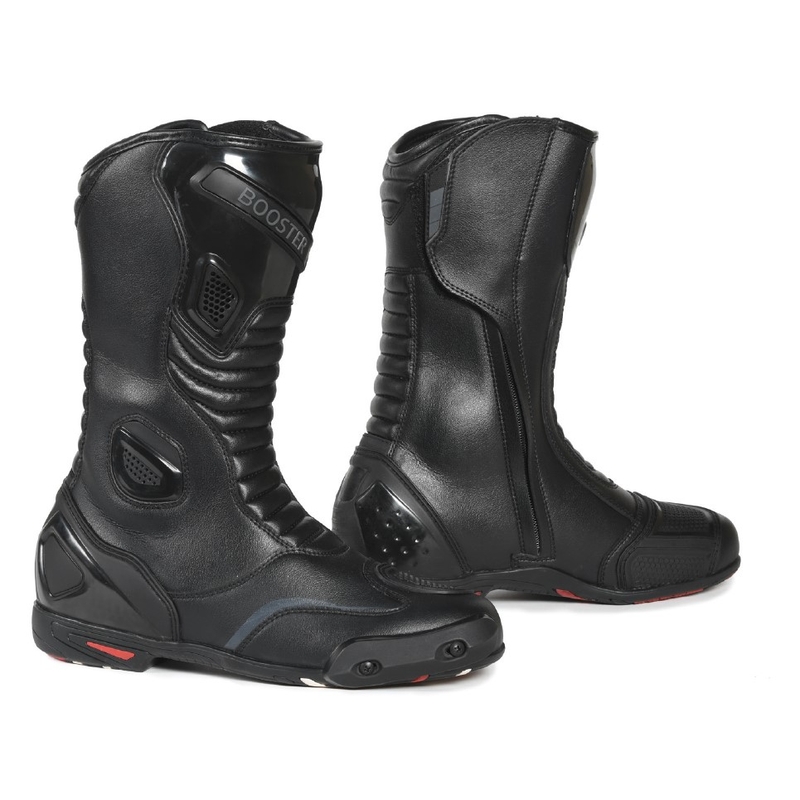 Cizme de motocicletă Booster Misano WP Black lichidare