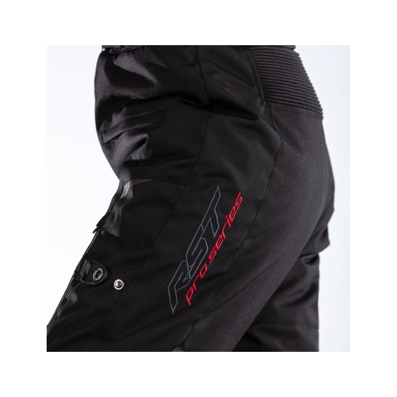 Pantaloni de motocicletă RST Pro Series Paragon 6 CE negru pentru femei RST Pro Series Paragon 6 CE lichidare