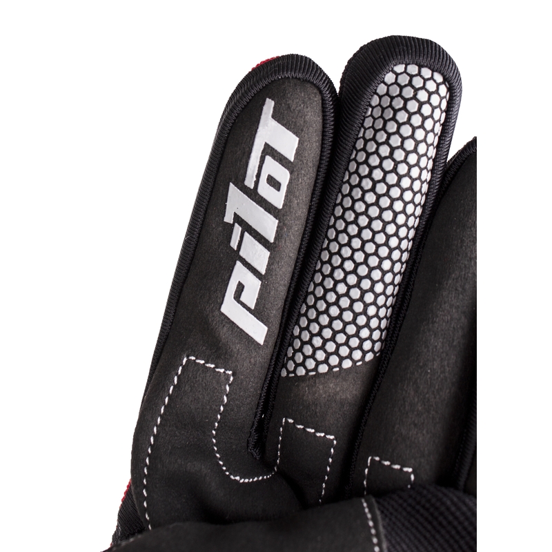 Mănuși de motocicletă MX Pilot negru/roșu