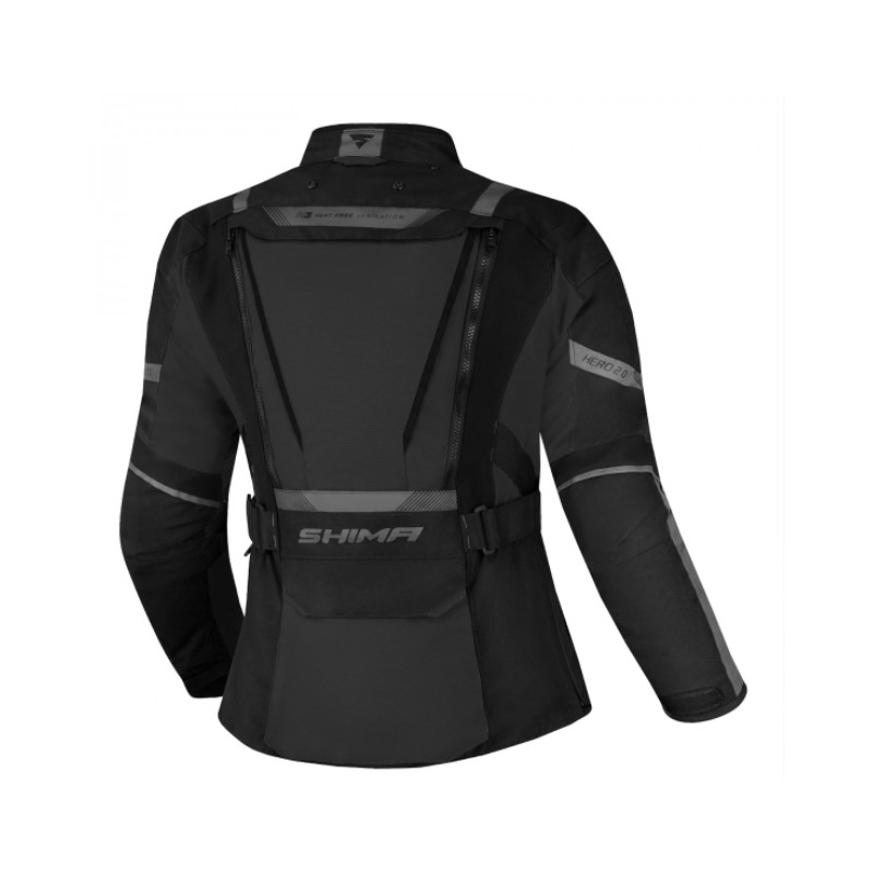 Shima Hero 2.0 Geacă de motocicletă pentru femei, negru