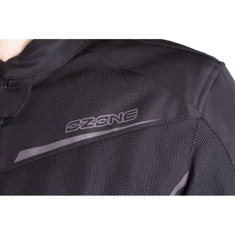 Jachetă de motocicletă Ozone Jet II Black pentru femei lichidare
