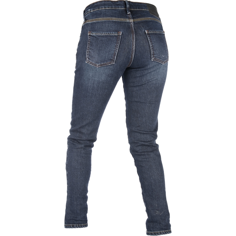 Oxford Original Approved Jeans Blugi de motocicletă slim fit pentru femei în albastru spălat lichidare