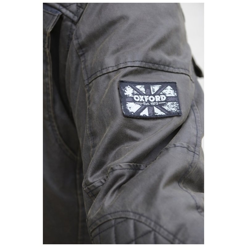 Oxford Hardy Hardy Wax jachetă de motocicletă verde închis lichidare