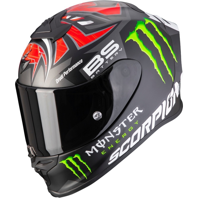 Cască de motocicletă integrală Scorpion EXO-R1 Air Fabio Monster Replica roșu