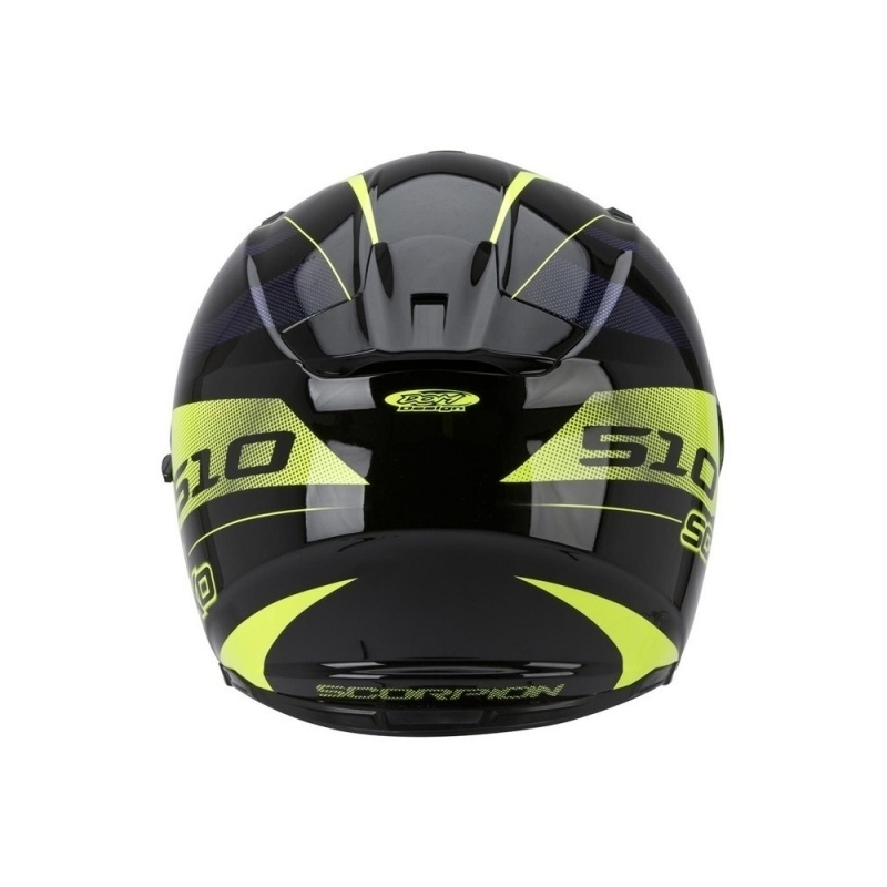 Cască integrală Moto Scorpion EXO-510 Stage negru-galben lichidare