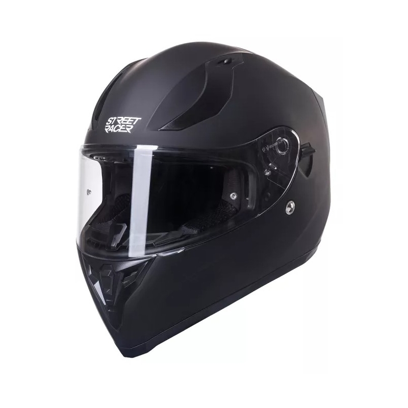 Cască moto integrată Street Racer SR I1 MotoZem Performance negru lichidare