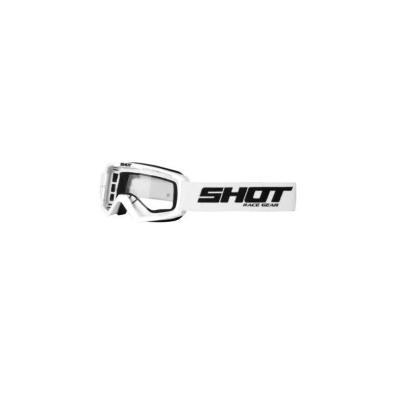 Ochelari de motocross pentru copii Shot Rocket alb
