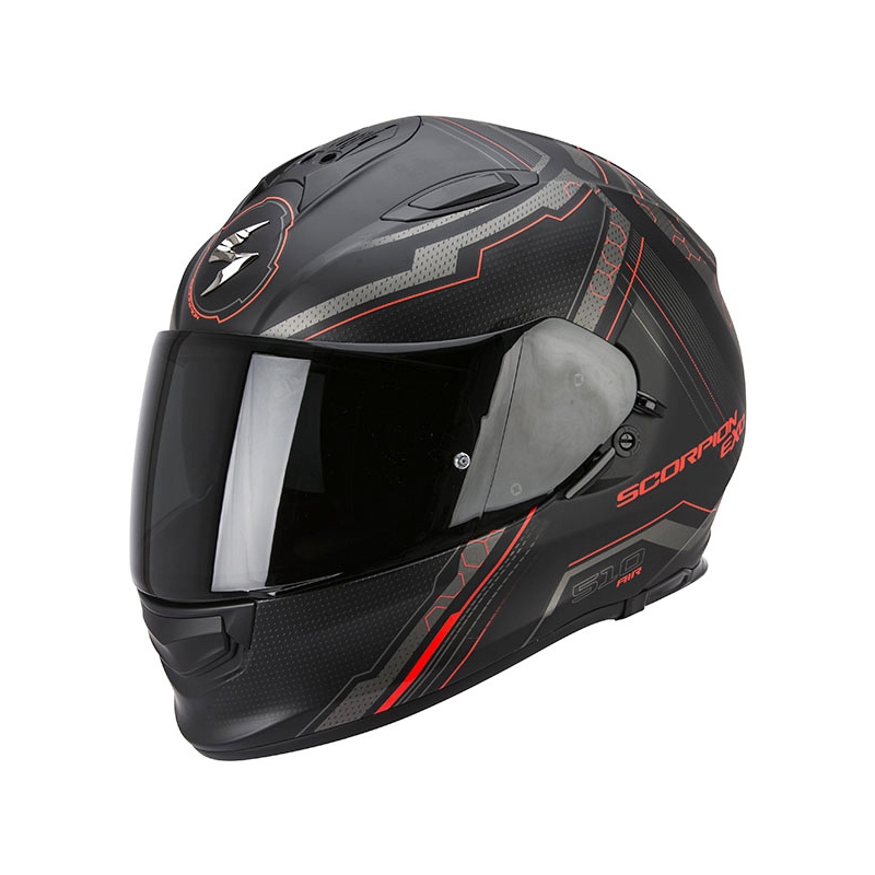 Cască de motocicletă integrală Scorpion EXO-510 Air Sync negru mat-roșu lichidare
