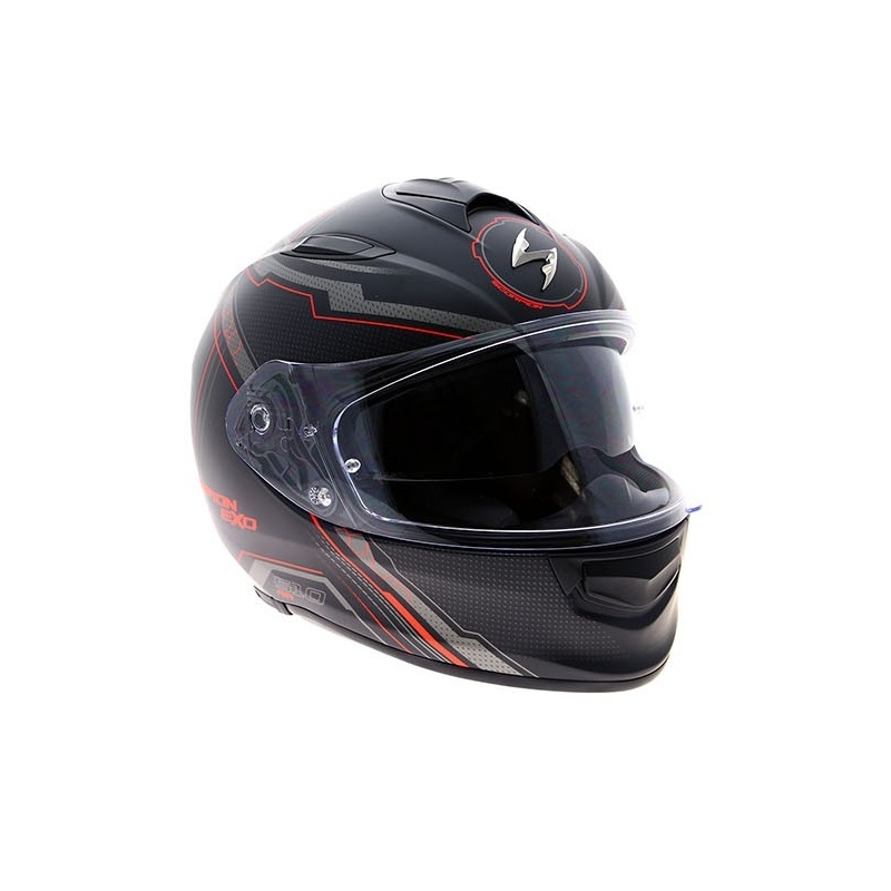 Cască de motocicletă integrală Scorpion EXO-510 Air Sync negru mat-roșu lichidare
