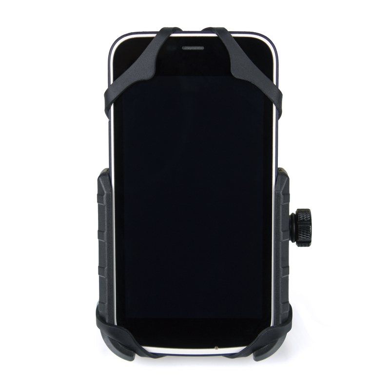Suport universal pentru telefon mobil Interphone Crab cu suport pentru ghidon