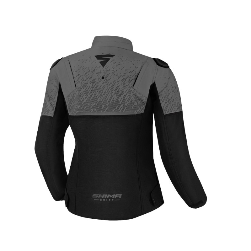Geacă de motocicletă pentru femei Shima Drift negru-gri