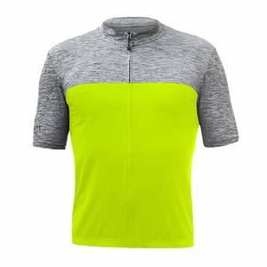 SENSOR CYKLO MOTION tricou pentru bărbați cu mâneci întregi galben neon/grizonat lichidare