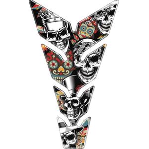 Rezervor de combustibil autocolant Print - Max Skulls2