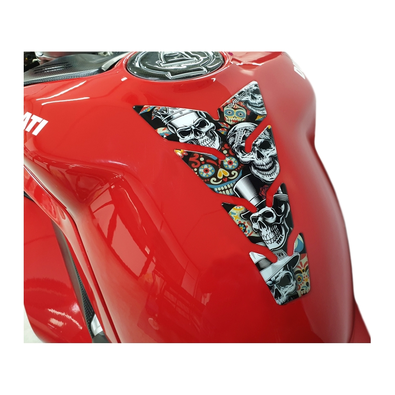 Rezervor de combustibil autocolant Print - Max Skulls2