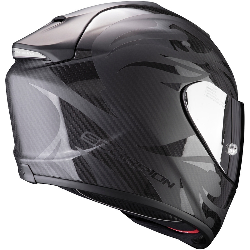 Cască integrală pentru motociclete Scorpion EXO-1400 Carbon Air Obscura negru