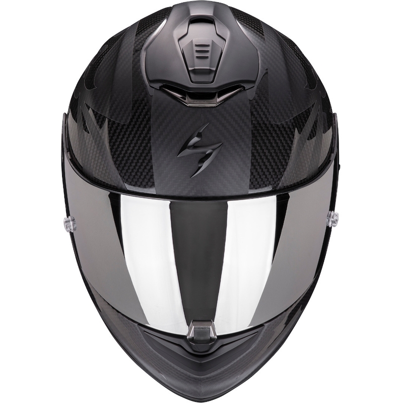 Cască integrală pentru motociclete Scorpion EXO-1400 Carbon Air Obscura negru