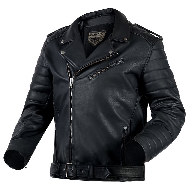 Jachetă de motocicletă Ozone Ramones Modern Black lichidare