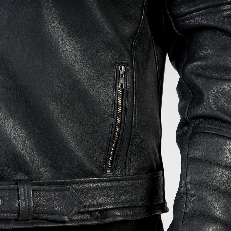 Jachetă de motocicletă Ozone Ramones Modern Black lichidare
