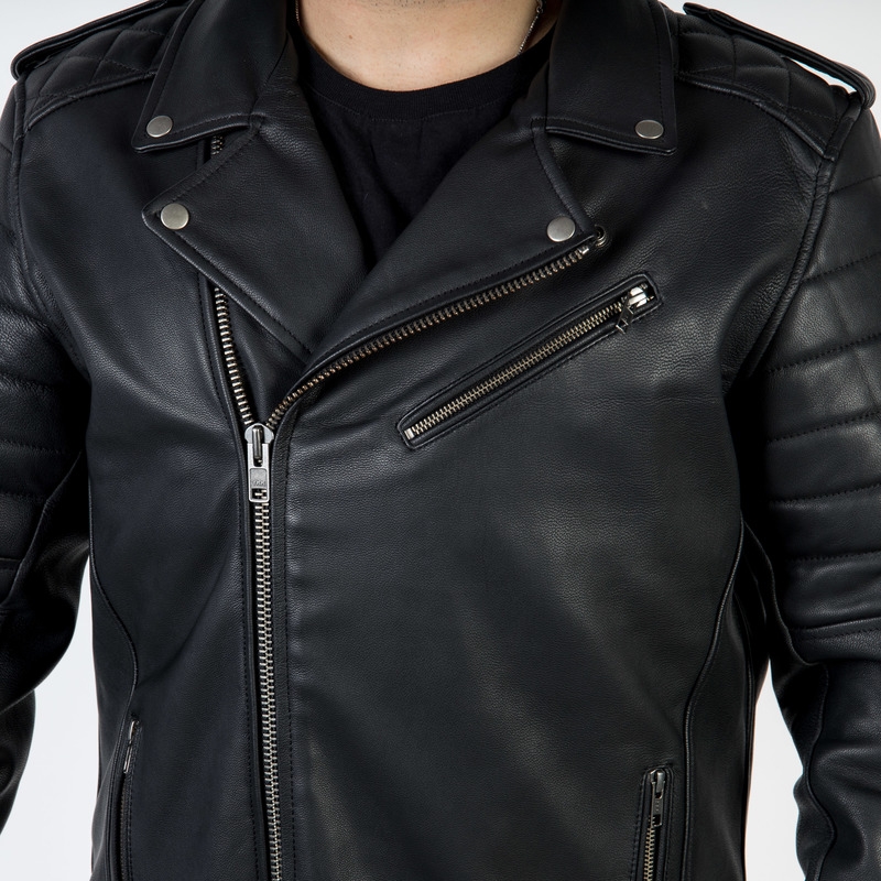 Jachetă de motocicletă Ozone Ramones Modern Black lichidare