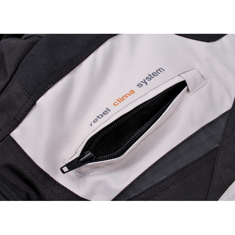 Rebelhorn Chanzo Pantaloni Moto pentru femei Chanzo Grey și negru lichidare