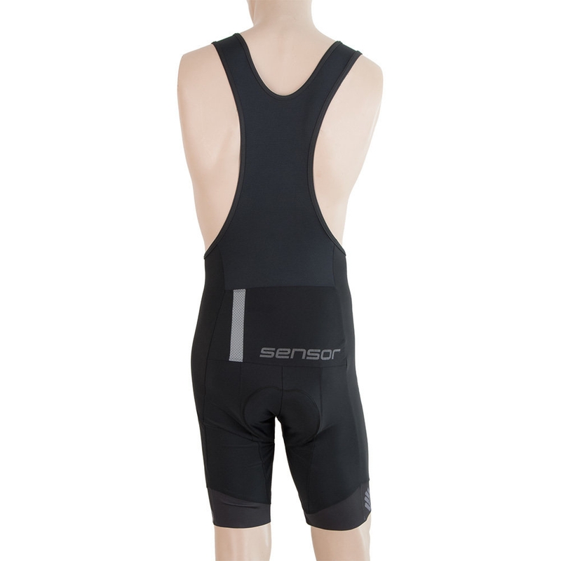 Pantaloni scurți cu bretele Sensor Race negru lichidare