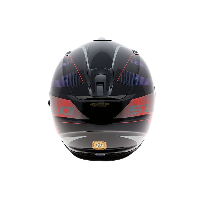 Cască integrală Scorpion EXO-510 Stage negru-argintiu-roșu lichidare