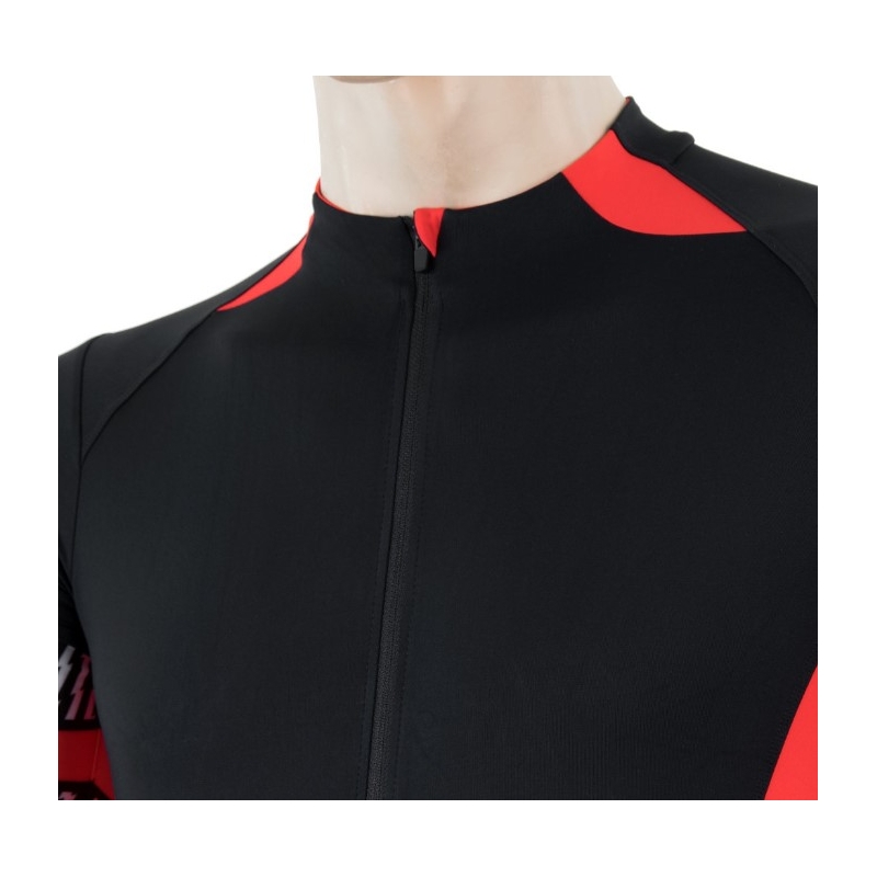 Sensor Race tricou negru-roșu - mânecă scurtă lichidare