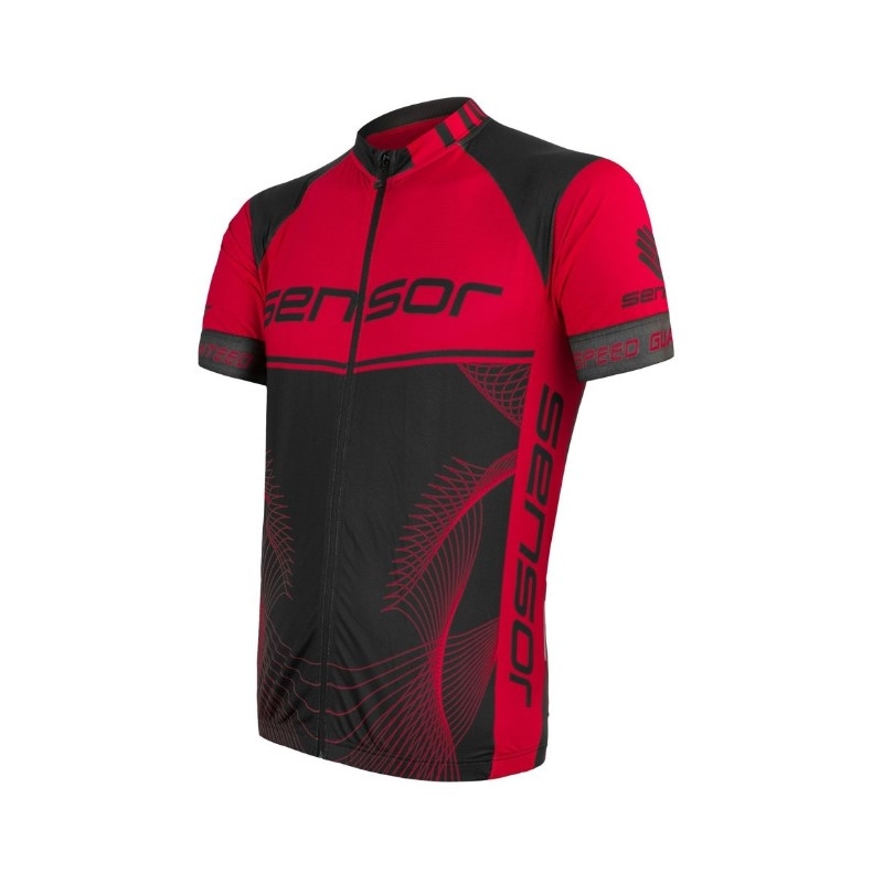 Sensor Team Up tricou negru-roșu - mânecă scurtă lichidare