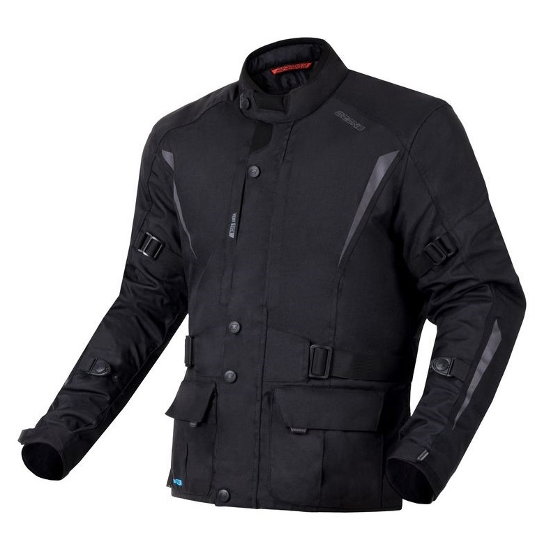 Ozone Traker Negru Traker Negru Jacheta de motociclete lichidare