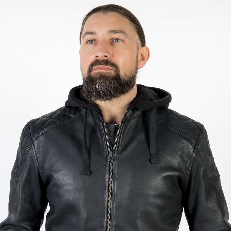 Jachetă de motocicletă Ozone Striker Black lichidare