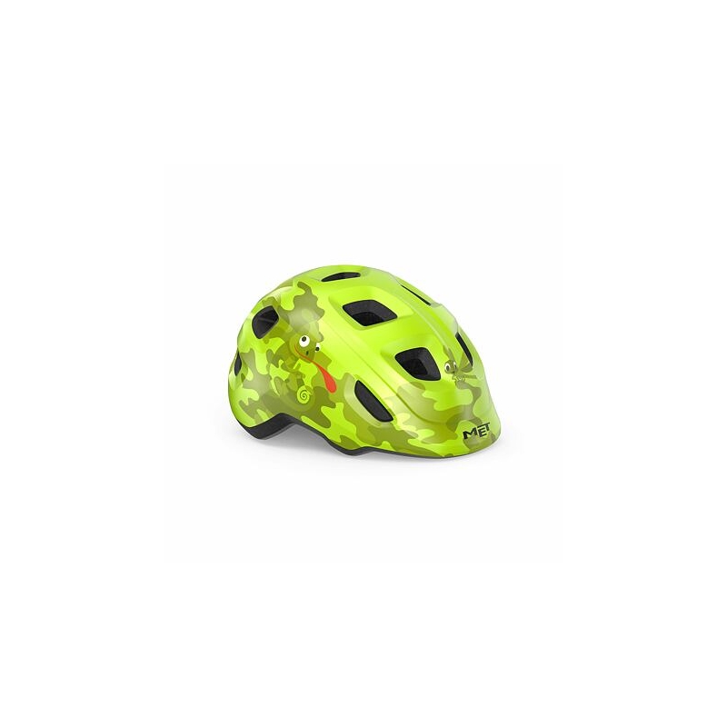 Cască de bicicletă pentru copii MET Hooray Chameleon verde pentru copii lichidare
