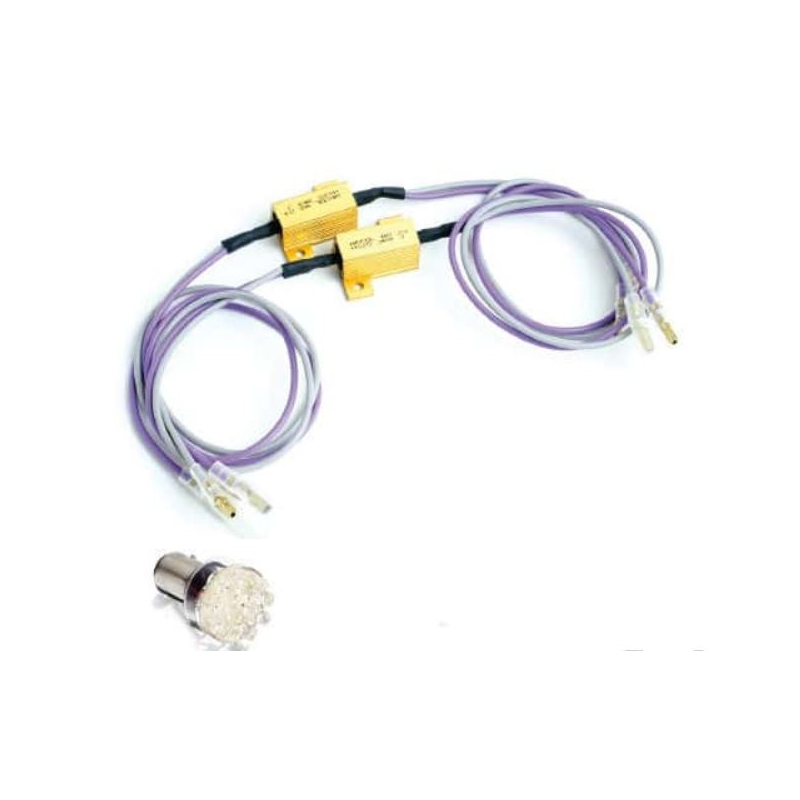 Resistors set CUSTOMACCES 3'9 /25W for LEDs turn signals auriu