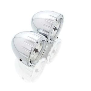 Light CUSTOMACCES TWIN FD0002J inox 90MM DE DIAM.3 1/2"