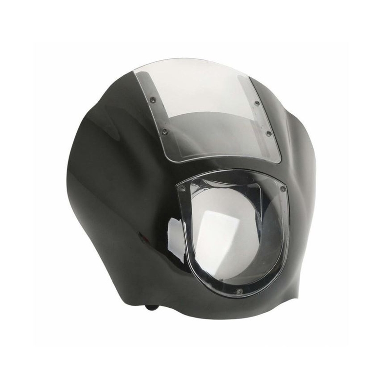 Semifairing CUSTOMACCES JAX transparent pentru HARLEY DAVIDSON FXDBI 1450 Dyna Street Bob 2007, HARLEY DAVIDSON FXDB 1584 Dyna Street Bob 2007-2017