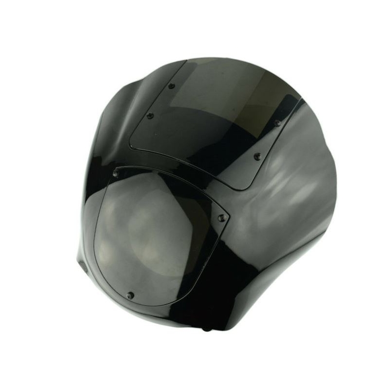 Semifairing CUSTOMACCES JAX dark smoke pentru HARLEY DAVIDSON FXDBI 1450 Dyna Street Bob 2007, HARLEY DAVIDSON FXDB 1584 Dyna Street Bob 2007-2017