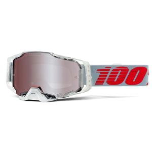 Ochelari de motocros 100% ARMEGA X-Ray-Hiper plexi argintiu ARMEGA X-Ray-Hiper