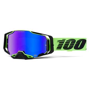 Ochelari de motocros 100% ARMEGA Uruma Uruma Hiper albastru plexi