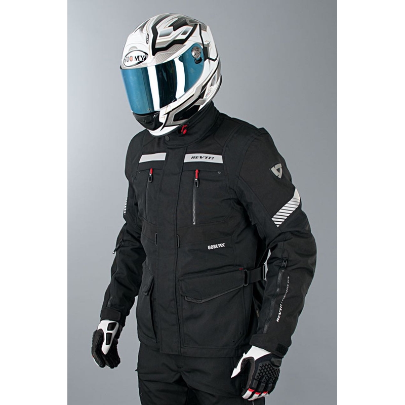 Revit Neptune GTX Negru Jacheta de motociclete Negru Vânzare lichidare