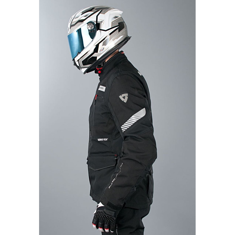 Revit Neptune GTX Negru Jacheta de motociclete Negru Vânzare lichidare