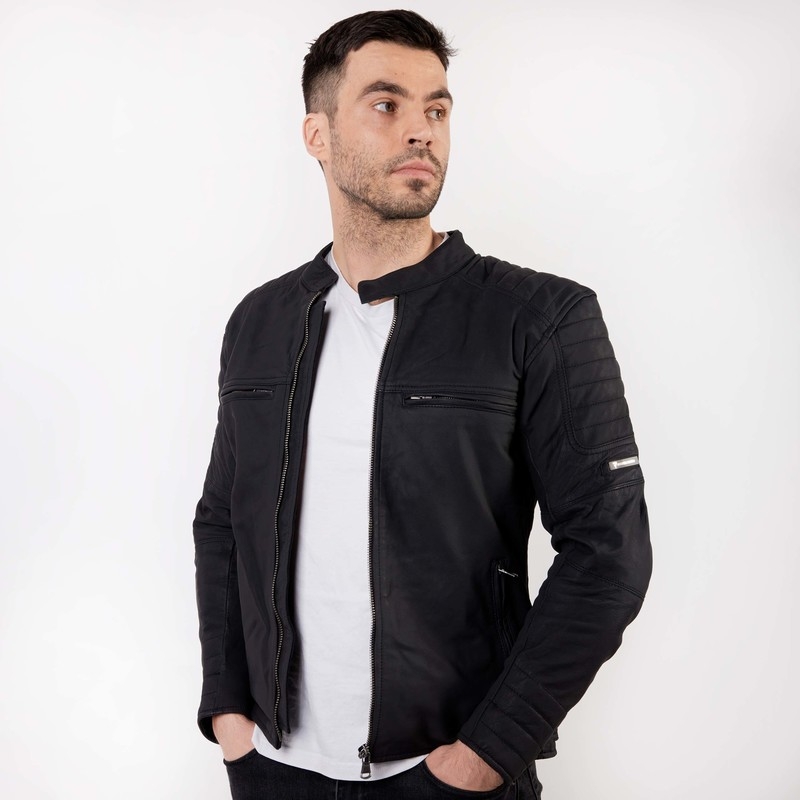 Rebelhorn Hunter Pro Negru Jachetă de motocicletă negru lichidare