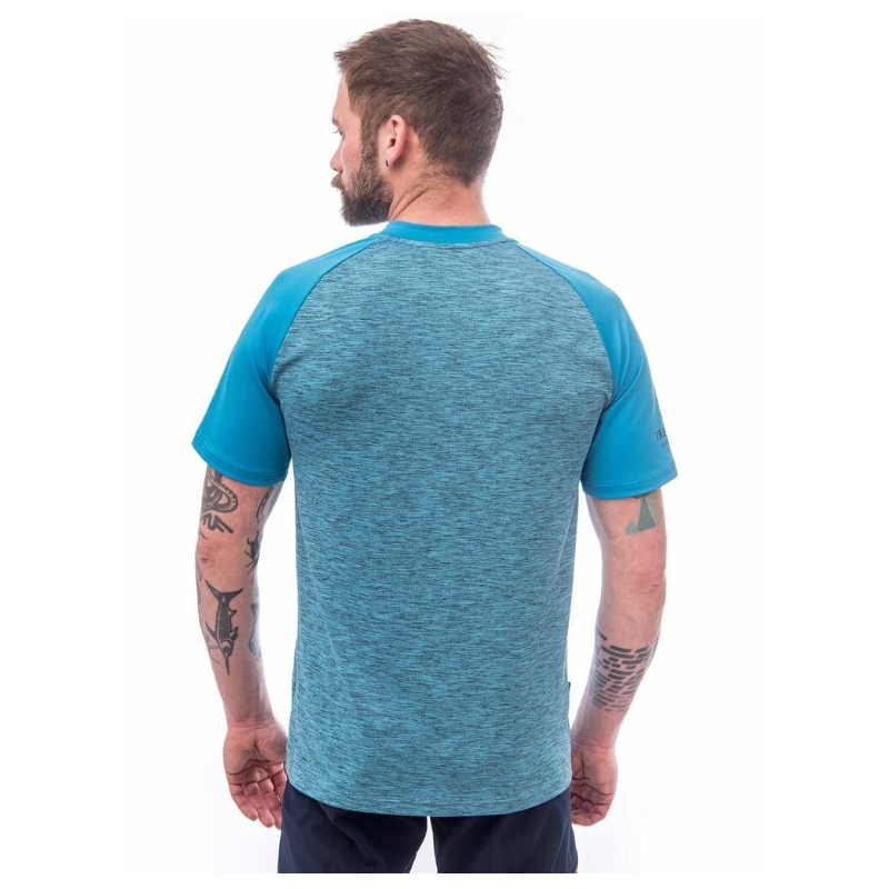 SENSOR CYKLO CHARGER tricou gratuit pentru bărbați albastru lichidare