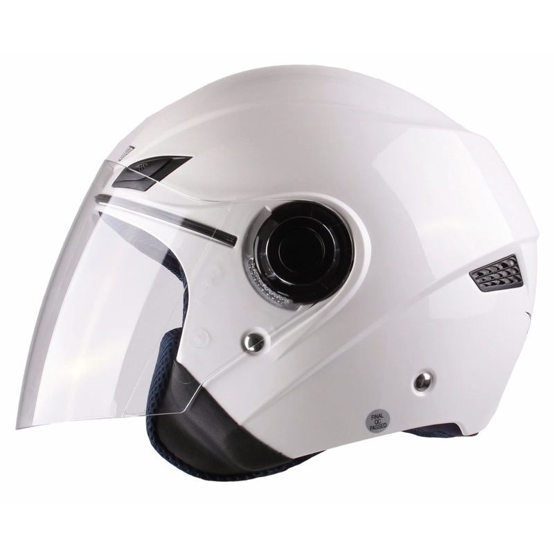 Cască deschisă pentru scuter Nox N180 Next alb