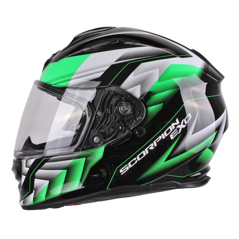 Moto casca integrală Scorpion EXO-510 Air Scale negru-verde lichidare